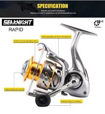 Seaknight Rapid 6 2 1 4 7 1 11bb Max Drag 15kg Fishing Reels Rapids Carbon Fiber