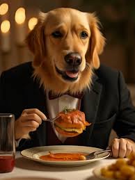 Os Três Cachorros Comendo Coxinha