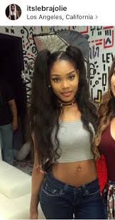 Weave In High Ponytails Pigtails Two Ponytail Hairstyles Pigtail Hairstyles Natural Hair Styles