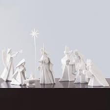 the kersten haus modern nativity origami nativity nativity set christmas nativity scene