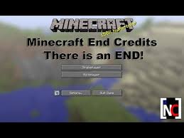 I havnt seen you in ages!!! Minecraft End Credits There Is An End Youtube