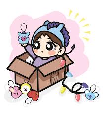 Bt21 sandwich maker + cooky plate. Bts Bt21 Fanart J Hope Hoseok Roni Pool Roni Pool Illustrations Art Street