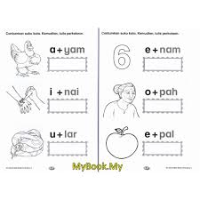 Keupayaan menulis suku kata terbuka. Myb Buku Aktiviti Bijak Suku Kata Praktis Lengkap Prasekolah 4 6 Tahun Mind To Mind Shopee Malaysia