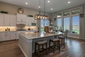 Home decor kitchen new kitchen interior design living room home kitchens kitchen dining boho kitchen moroccan kitchen colorful kitchen cabinets funky kitchen. Beazer Homes Featuring Trestle Chandelier Modern Farmhouse Kitchens Decorative Panels Kitchen