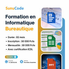 Formation Informatique & Bureautique – Sunu Code Dakar