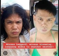 Ayoko na magtalk😂😭🤣 Minsan haggard, minsan blooming, langyang mukha to  weather weather!