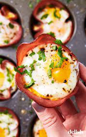 Ham Cheese Egg Cups Easiest Low Carb Breakfast Ever Recipe Brunch Recipes Low Carb Breakfast Recipes