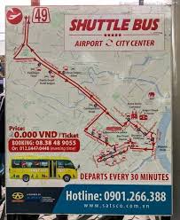 Airport Bus To Ho Chi Minh City Bus Route Map Travel Facts Travel Blog