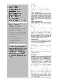 This interior design app is purely just for fun. Pdf Challenges Experienced In Implementing Studio Learning In The Property Development Programme As Ukzn 2