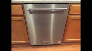 The kitchenaid kdtm404kps (available at best buy for $1,079.99) is a stylish dishwasher that's able to stand proudly alongside the company's famous stand mixers that have graced kitchen counters for decades. Review And Testing Of Kitchenaid Dishwasher Model Kdte334gps0 Youtube