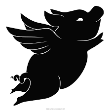 A small ooak flying pig. Flying Pig Coloring Page Ultra Coloring Pages