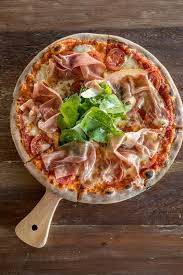 242 goldhawk road, london, w129pe. Pizza Parma Ham And Rocket Salad On Stock Image Colourbox