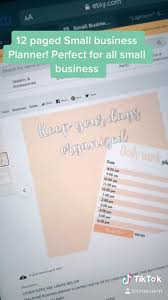 Small Business Planner Us Letter Business Planner Binder Etsy Video Video In 2020 Small Business Planner Business Planner Small Business Organization
