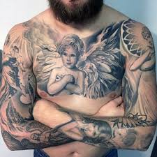 Angel wing tattoo designs don't limit just to black or white colors. Top 73 Angel Tattoo Ideas 2021 Inspiration Guide