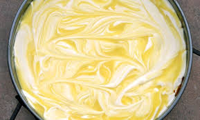 Marbled Lemon Cheesecake Www Foodess Com Recipe Lemon Cheesecake Mango Cheesecake Lemon Curd Cheesecake