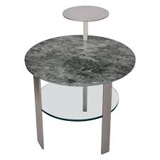 Modern coffee tables are of many different types, with various shapes and can be made of a variety of materials so let's pick something specific to focus on: Modern Round Coffee Table Green Issoire Marble Top Glass Top Satin Steel Base For Sale At 1stdibs