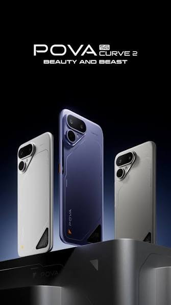 Introducing the all-new TECNO POVA Curve 2 5G! From 7.42mm Ultra-Slim Body  to 8000mAh Mega Battery, it delivers smooth, all‑day performance that flows  effortlessly with your lifestyle., #POVACurve25G ...