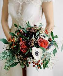 This lush bridal bouquet boasts premium silk flowers including romantic open creamy white roses, white orchid blossoms, and creamy white. 85 Beautiful Winter Wedding Bouquets Weddingomania