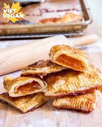 Vegan Puff Pastry Jam Pockets The Viet Vegan Recipe Vegan Pastries Pastries Recipes Dessert Puff Pastry Recipes Dessert