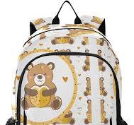 Linda mochila escolar de oso para niñas y niños, mochila de libros para la  escuela primaria para niños, Lindo oso 21219459