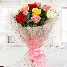 We are conveniently located in at 326 cambridge street, burlington, in lacascia's plaza! The Floralmart Fresh Flowers Bunch Of 10 Mixed Roses In Cellophane Wrapping Bunch Of 10 Medium Multicolour Amazon In Home Kitchen