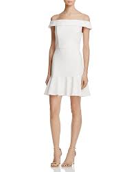 Abs By Allen Schwartz Off The Shoulder Dress Women Dresses Bloomingdale S Dresses Cocktail Dress Cocktail Dress Party