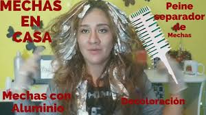 Como hacer mechas con gorra, like making strands with cap. Como Hacer Mechas En Casa Con Papel Aluminio Paso A Paso Raiz Falsa By Mayitosbeauty Youtube