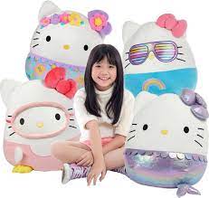 With a hot pink bow, and rainbow icing, your hello kitty™ plush dessert will have you comfortable all nightlong. Buy Squishmallow Official Kellytoy Hello Kitty Sanrio 20 Inch Plush Stuffed Animal Toy Mermaid Online In Vietnam B093z6vp8v