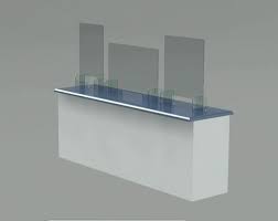 Sneeze Guard Plastic Protection Barrier Shield Table Desk Etsy In 2020 Clear Desk Desk Partitions Sneeze Guard