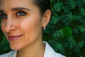 Gold Diamond Earrings, Created Diamond, Gold Sparkly Earrings, Cubic  Zirconia Earrings, Sparkly Earrings, Dainty Studs, Gold Plated Earrings