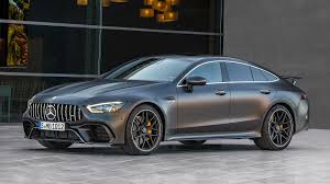 The rear end gets slim led taillights, a rear diffuser that is more noticeable on the 63 models, air outlets along the sides, and either dual exhaust (53) or quad. 2019 Mercedes Amg Gt 4 Door Coupe Canadian Pricing Set At 115 000 Motor Illustrated