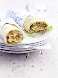 Wraps Au Saumon Fume Recettes Recette Wrap Au Saumon Recette Sans Cuisson Recette