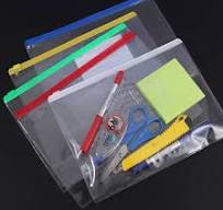 Foska 5 Colors A4 A5 Size Durable PVC Material Poly Zip Envelopes for  Documents Toiletries Receipts Envelopes Board Games