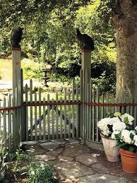 Lovely Fence And Gate Garden Gates And Fencing Garden Entrance Gothic Garden