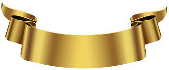 Golden Banner Transparent Png Clip Art Image Gallery Yopriceville High Quality Images And Transparent Png Free Cli Banner Clip Art Logo Gallery Ribbon Png