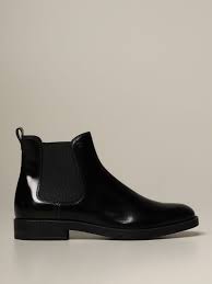 New women chelsea ankle boots cuban heel pointy toe snakeskin pattern shoes d. Tod S Chelsea Boot In Brushed Leather Flat Booties Tods Women Black Flat Booties Tods Xxw60c0dd50aktb999 Giglio En
