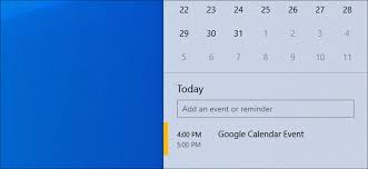 Personalize your windows 7 desktop with gadgets, such as a digital calendar and clock. How To Use Your Calendar From Windows 10 S Taskbar