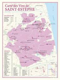 Carte Des Vins De Saint Estephe Ce Document Cartographique De Format 30 X 40 Centimetres Presente De Maniere Tres Detaillee Carte Des Vins Vins Vin De France