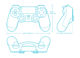 Here presented 62+ playstation controller drawing images for free to download, print or share. Dualshock 4 Controller Dimensions Drawings Dimensions Com