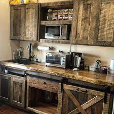 On the inside you can integrate appliances or increase the storage with shelves, made. Kitchen Cabinetry And Shelves American Reclaimed
