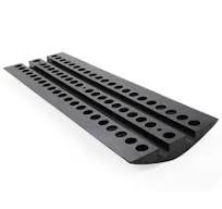 2 Speed Bumps Gummi - 101,6 Cm Verkehrsschwellen Für Parkplatz & Einfahrt