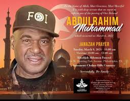 SISTER MUHAMMADS WILL BE CLOSED 3/9 IN HONOR OF BRO.RAHIM OWNER😥 .....MAY  ALLAH BE PLEASED WITH HIM💖