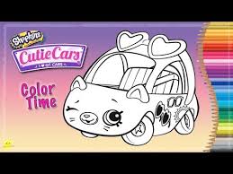 Printable shopkins qt cars coloring activity coloring page. Video Car Coloring Page