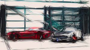 Step by step sketch car drawing tutorial for beginners.follow for the red dot a. Mercedes Benz Sls Amg Gt Drawing Digital Art By Carstoon Concept