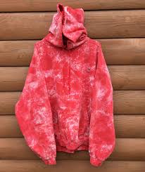 Black And White Tie Dye Champion Hoodie Red Champion Hooded Sweatshirt Custom Bleached Distressed Hoodie Edgy Soft Grunge Street St Distressed Outfit Champion Hooded Sweatshirt Red Champion Hoodie