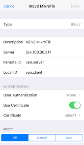How To Configure A Mikrotik Ikev2 Vpn Connect Ios Devices Iphone Ipad Jcutrer Com
