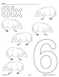 Print out animal pages/information sheets to color. Printable Animal Number Coloring Pages Numbers 1 10 Numbers Preschool Free Printable Numbers Preschool Coloring Pages