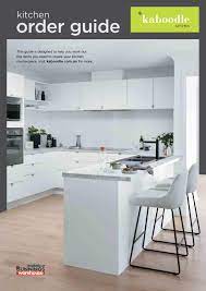 Kaboodle Kitchen Order Guide Australia By Diy Resolutions Issuu