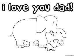 Father and son coloring pages. I Love You Dad Coloring Pages Printable