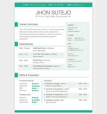 eye catching free resume templates